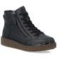 Comfortable black women’s wedge ankle boots Rieker Y4312-00