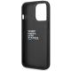 7. BMW Leather Stamp Tricolor Case for iPhone 14 Pro - Black