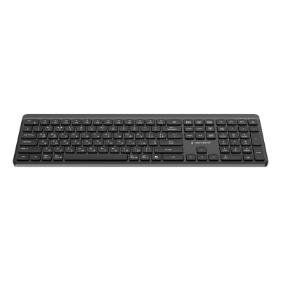 14. GEMBIRD WIRELESS KEYBOARD + MOUSE SET SLIM PRO BUSINESS, DUAL MODE: 2.4 GHZ + BT, RU LAYOUT, BLACK