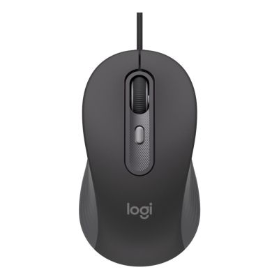 Logitech Signature Wired M520 for Business Office Mouse Ambidextrous USB Type-C Optical 4000 DPI