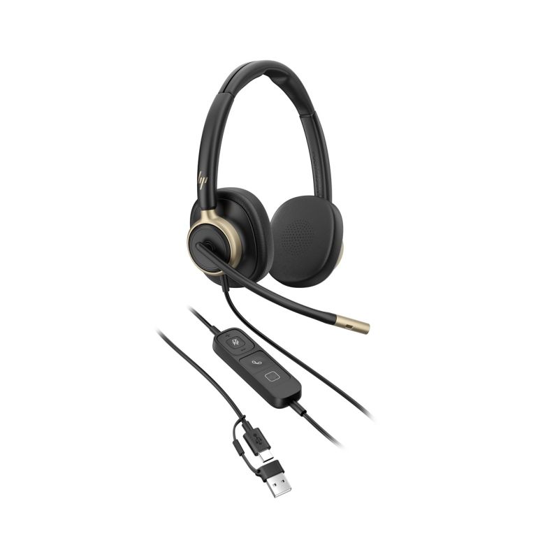 66. HP Poly Mission 825 Stereo USB Wired Headset