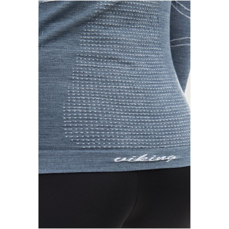 6. VIKING Lana Pro Longsleeve Merino Women's Underwear Size M Gray
