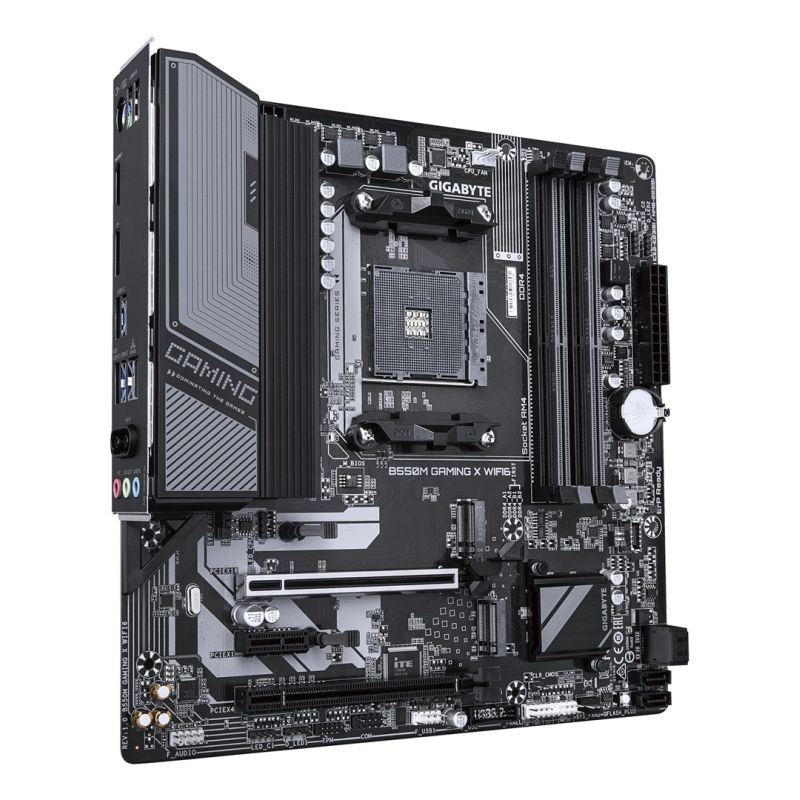 Gigabyte B550M GAMING X WIFI6 motherboard (B550, AM4, mATX, DDR4)