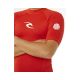 4. Men's Lycra RIP CURL Waves Upf Perf S/S red