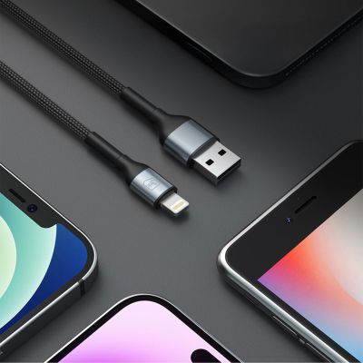 5. 3mk Hyper Cable 3mk Hyper Cable N-SERIES USB-A / Lightning 1m 5V/2.4A 12W / black