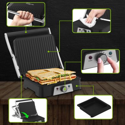 13. Extralink Smart Life Electric Grill SJ-36 2000W, with temperature control