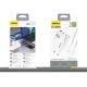 7. Dudao A29C 65W GaN Wall Charger + USB-C Cable - White