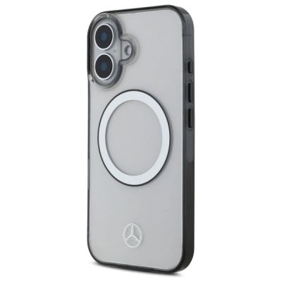 2. Mercedes Printed Logo MagSafe iPhone 16 Case - Clear
