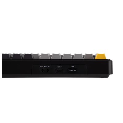19. gasket F108 Gray+Orange+Deep Gray Volcano switch RGB AULA keyboard