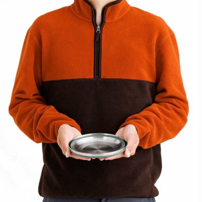 6. Sea To Summit Detour Camping Dish Round Silicone, Stainless Steel Foldable 1 Person Personal