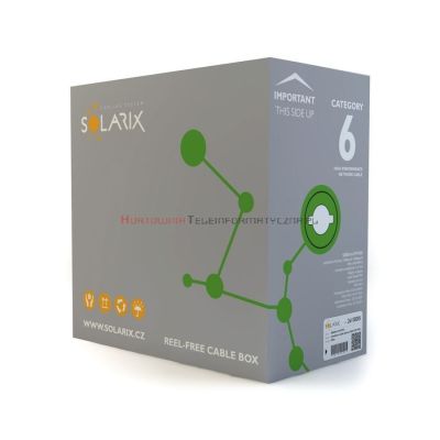2. Solarix CAT6 UTP PVC Eca 305m Installation Cable
