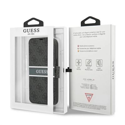 7. Guess GUBKP13L4GDGR iPhone 13 Pro / 13 6.1" grey/grey book 4G Stripe