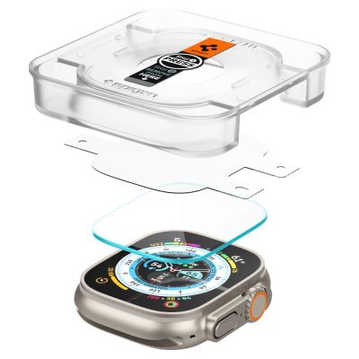 5. Spigen Glas.tR EZ Fit tempered glass for Apple Watch Ultra / Ultra 2 (49 mm) - 2 pcs.