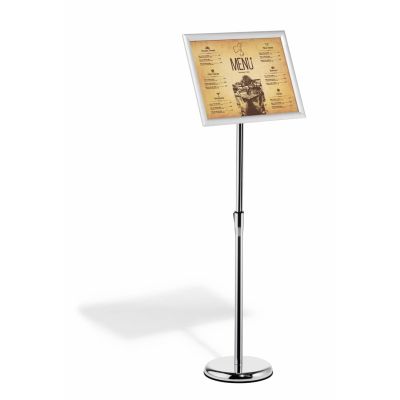 5. Durable 479923 Sign Holder and Display Stand A3 Aluminum, Plastic, Steel Silver