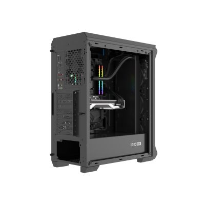 7. GENESIS IRID 505F MIDI TOWER CASE WITH WINDOW USB 3.0 NPC-1997