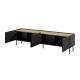6. Chest of drawers 4D2SZ ONDA 200x45x85 black