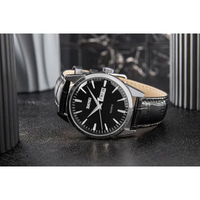 5. Men's Watch Skmei 9073SIBK-B + BOX