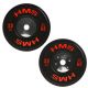 2. BTBR Set Olympic Bumper Plates - 2x (10kg, 15kg, 20kg, 25kg) HMS BTBR SET