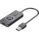 Vention 1m USB 2.0 External Sound Card with Volume Control