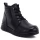 Women's comfortable leather ankle boots, black, Cambell RI15302