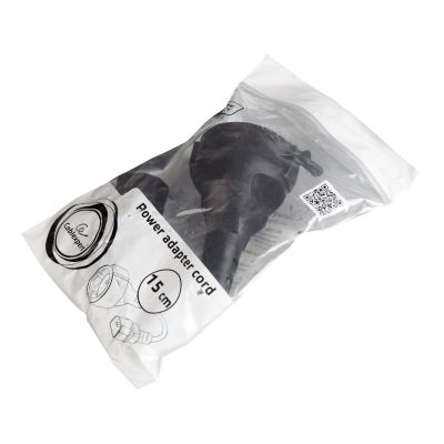 GEMBIRD PC-SFC14M-01 adapter (C14 / IEC C14 / IEC 320 C14 M - Schuko, Shuko F; 0.15m; black)