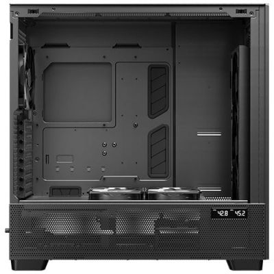 7. Antec FLUX PRO Full Tower Black, Wood