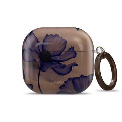 2. Tech-Protect Lamano case for AirPods 4 - brown and purple