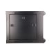 22. Extralink 6U 600x450 Black Wall-Mounted Rack Cabinet