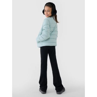 5. Girls' down jacket with synthetic filling 4F 4FJWSS25TDJAF515-47S