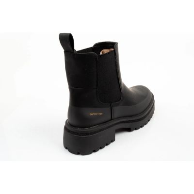 4. GAP women's Louise shoes black ankle boots fashionable slip-on
