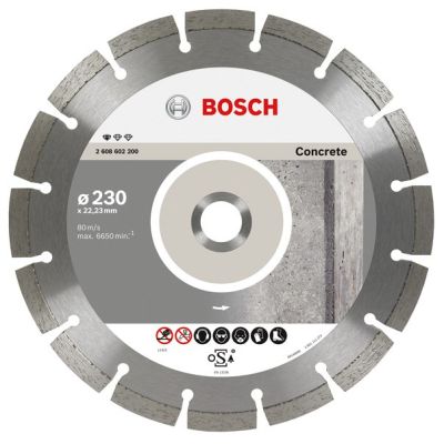 BOSCH DIAMOND BLADE* 230x22 SEGMENTED CONCRETE