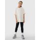 4. Girls' oversize plain T-shirt 4F 4FJWSS25TTSHF1851-12S