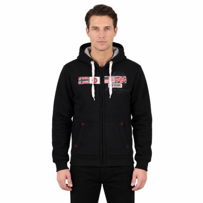 5. Men’s Sweatshirt Geographical Norway GORMA MEN 100 EO +BS (WT1880H/GN-BLACK)