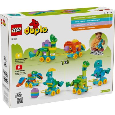 2. LEGO DUPLO 10451 3in1 Dinosaurs on Wheels