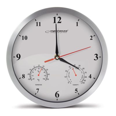 ESPERANZA WASHINGTON WHITE WALL CLOCK EHC008W