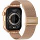8. GRAVITY GT28-5 Women's Smartwatch Strap + Bracelet Rose Gold Black