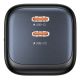 25. UNITEK 2X GAN 45W CHARGING UNIT, 2XUSB-C PD 3.0, QC, BLACK