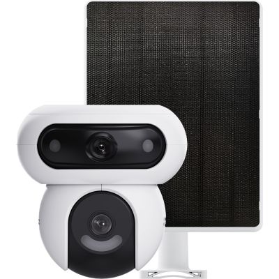 2. Ezviz HB90 IP Camera with 8W Solar Panel Dual 4MP+4MP Wi-Fi AOV