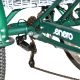 6. 3-WHEEL FOLDING BIKE 24 GREEN SHIMANO 7-SPEED