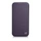 2. iCarer CE Premium Leather Folio Case iPhone 14 Plus Magnetic Flip Leather Folio Case MagSafe Dark Purple (WMI14220715-DP)