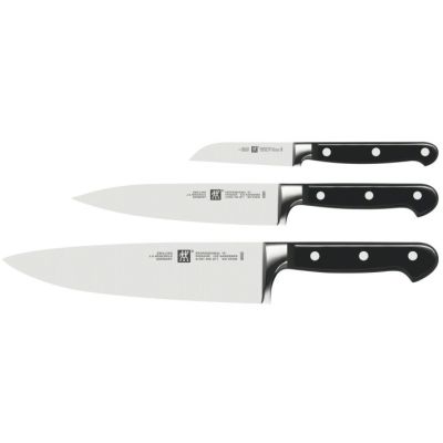 2. Zwilling Twin Grip 35645-002-0 3-Piece Knife Set