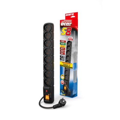 2. Acar S8 Power Strip (3 m; Black)