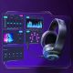 7. QCY Heroad V200 Tri-Mode Gaming Headphones with 7.1 Sound, 240h Battery, and Detachable Microphone - Black