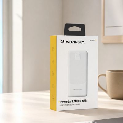 11. Powerbank Wozinsky Wpower WPBBK-3 10000 mAh 10W 2x USB-A 2A - white