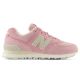 4. New Balance WL574 pink Lifestyle women's sneakers (WL574CSP)