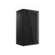 25. Lanberg WF01-6422-10B rack cabinet (22U; 1082mm / 600mm / 450 mm; wall-mounted; openable; 19''; black)