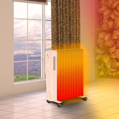 6. Extralink NY-25W1 2500W electric oil radiator, 11 fins
