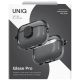 6. Uniq Glase Pro Case for AirPods Pro 3 Lock Case - Transparent Black