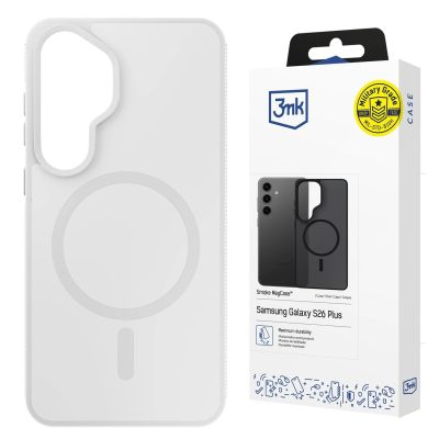 16. 3mk Smoke MagCase for Samsung Galaxy S25 - white-transparent
