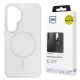 16. 3mk Smoke MagCase for Samsung Galaxy S25 - white-transparent